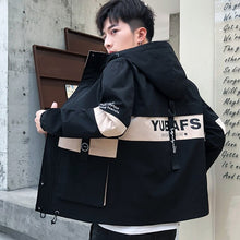 Load image into Gallery viewer, Streetwear Spring Hooded  Jacket