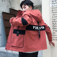 Load image into Gallery viewer, Streetwear Spring Hooded  Jacket