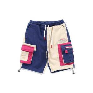Loose Patchwork Shorts
