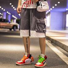 Load image into Gallery viewer, Baggy Patchwork Cargo Shorts
