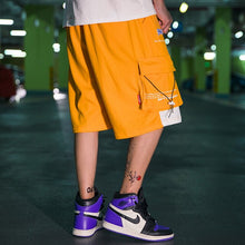 Load image into Gallery viewer, Baggy Patchwork Cargo Shorts